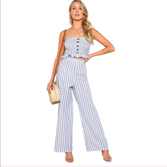 floerns Pants - Two piece outfit tube top and pants